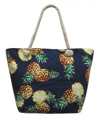 Plážová taška na zip M01701-4 Ananas