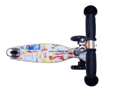 Dětská tříkolová koloběžka Enero Maxi Scooter Smile s LED kolečky