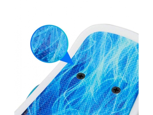 Pennyboard GGV Grafitti 2598 s LED kolečky - Barva: Modré paprsky