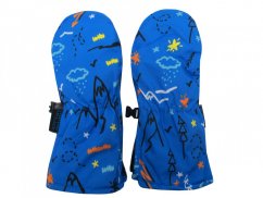 Dětské zimní lyžařské rukavice palčáky Echt C088 modrá