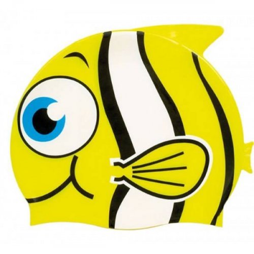 Dětská plavecká čepice Dolvor SC14 Yellow Fish