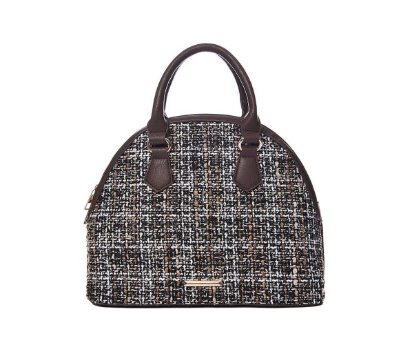 Dámská kabelka Tweed Bowling Brown
