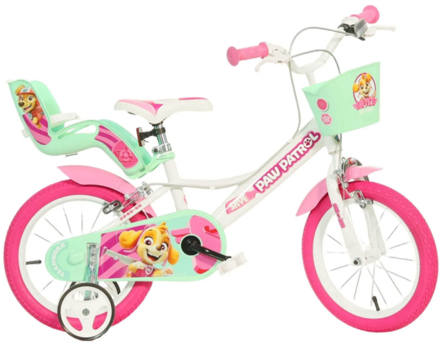 Dětské kolo Dino Bikes 144R-PW Tlapková patrola dívčí 14