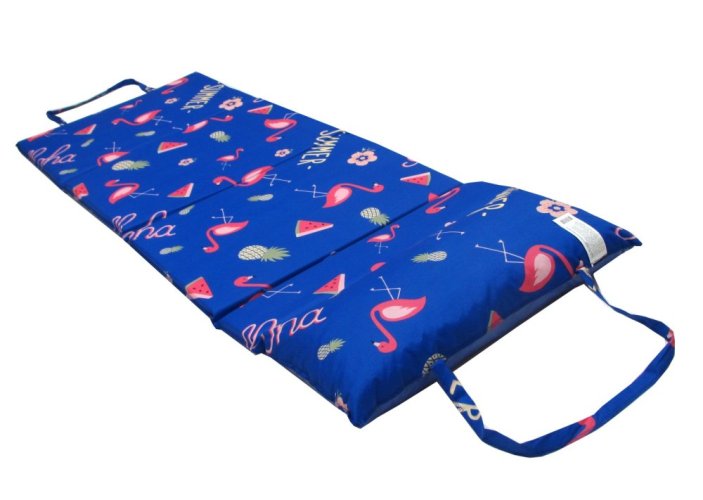 Plážové molitanové lehátko Firenze-3 s polštářkem