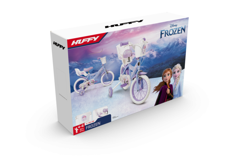 Dětské kolo Huffy Frozen - Ledové království 14 fialové