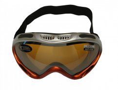 Lyžařské brýle Cortini G1378K-1 junior stříbrno-oranžové