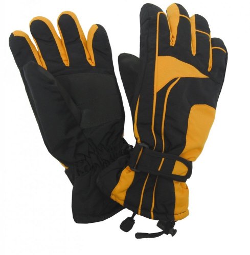 Dámské lyžařské rukavice Lucky B-4155 žluté - Velikost: L/XL