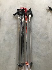 Použité lyžařské hůlky 125 cm