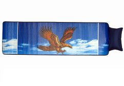 Plážové lehátko alu s nafukovacím polštářkem 185x55 cm