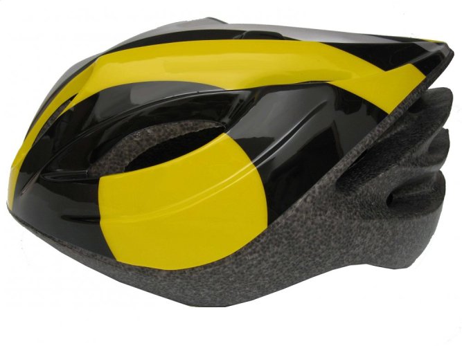 Cyklistická helma Fly 2822 žlutá - Velikost: M