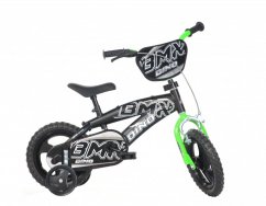 Dětské kolo Dino Bikes BMX 125XL černo-zelené 12