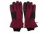 Juniorské zimní lyžařské rukavice C04 červená