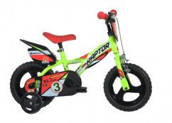 Dětské kolo Dino Bikes 612L-RP Raptor 12 neon yellow