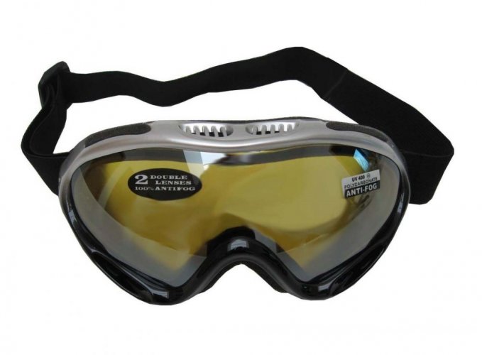 Lyžařské brýle Cortini G1378K-2 junior stříbrno-černé