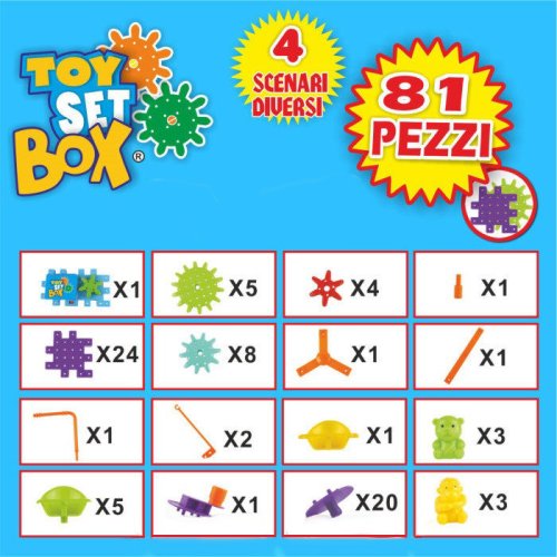 Dětská pohyblivá stavebnice Toy Set Box