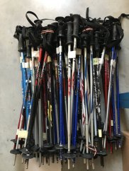 Použité lyžařské hůlky 70 cm