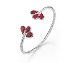 Náramek s krystaly Intrigue 60497
